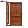 Rectangular Double Entry Door Classical Wrought Iron Door Main Door